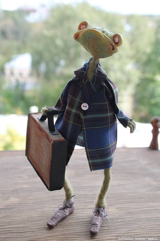 Лягушки - игрушки. Фотоподборка