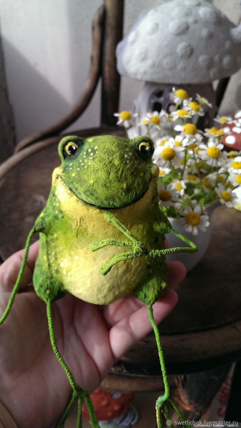 Лягушки - игрушки. Фотоподборка (фото 6)