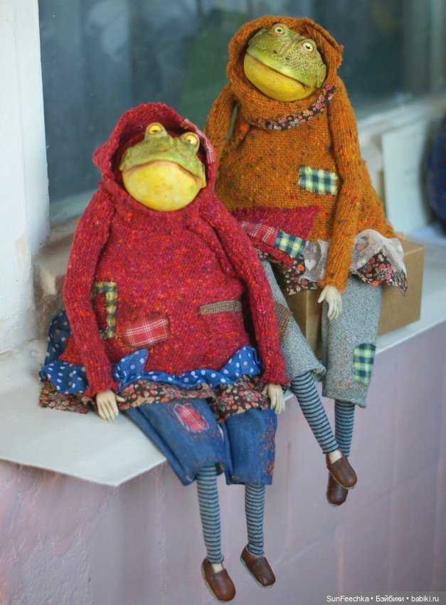 Лягушки - игрушки. Фотоподборка