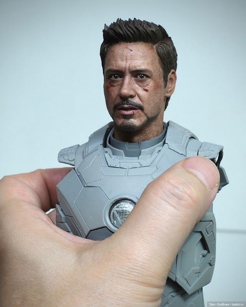 Hot Toys - прототип скульпта Железного Человека Mark XLII (2.0) (фото 2)