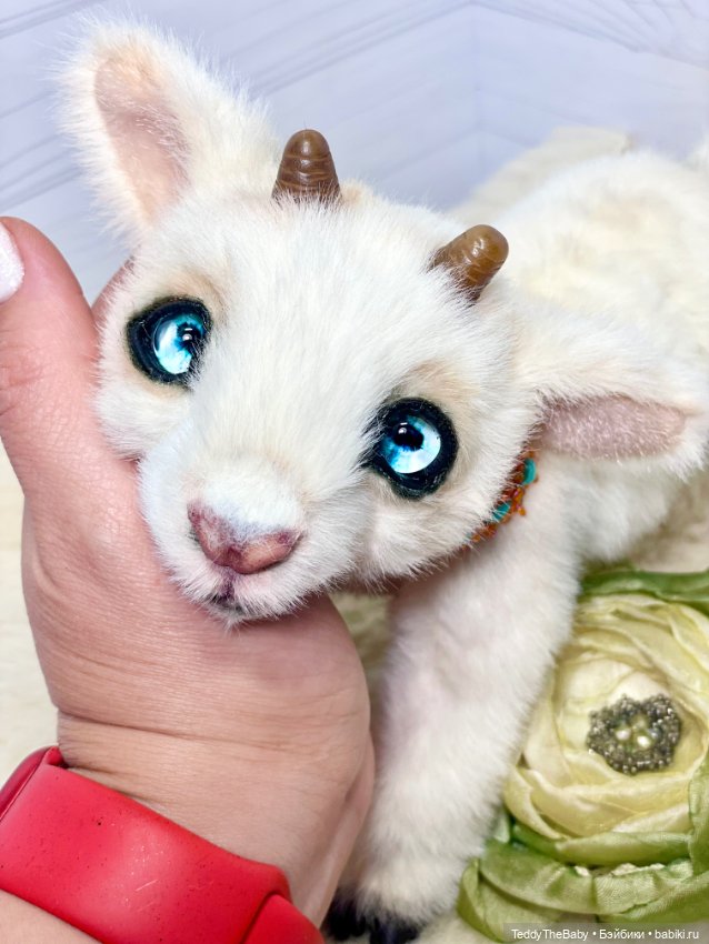 Снежок 🐐 — Авторские мишки Тедди и друзья: фото