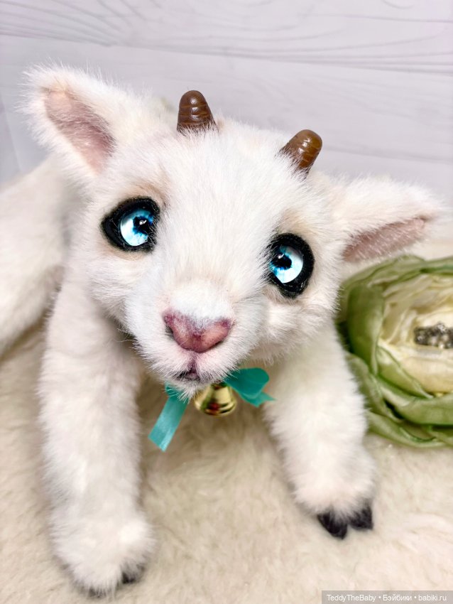 Снежок 🐐 — Авторские мишки Тедди и друзья: фото