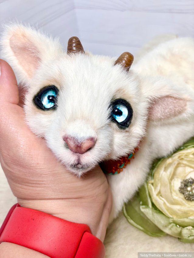 Снежок 🐐 — Авторские мишки Тедди и друзья: фото