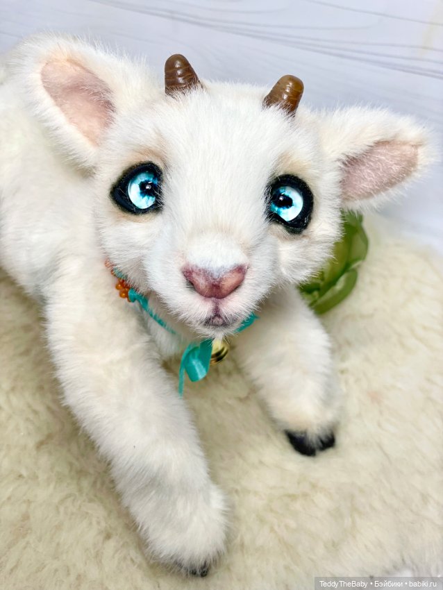 Снежок 🐐 — Авторские мишки Тедди и друзья: фото