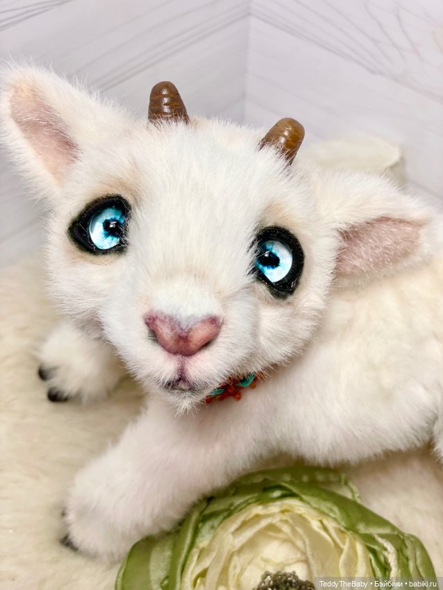 Снежок 🐐 — Авторские мишки Тедди и друзья: фото