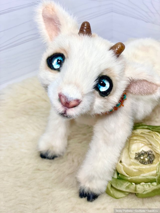 Снежок 🐐 — Авторские мишки Тедди и друзья: фото