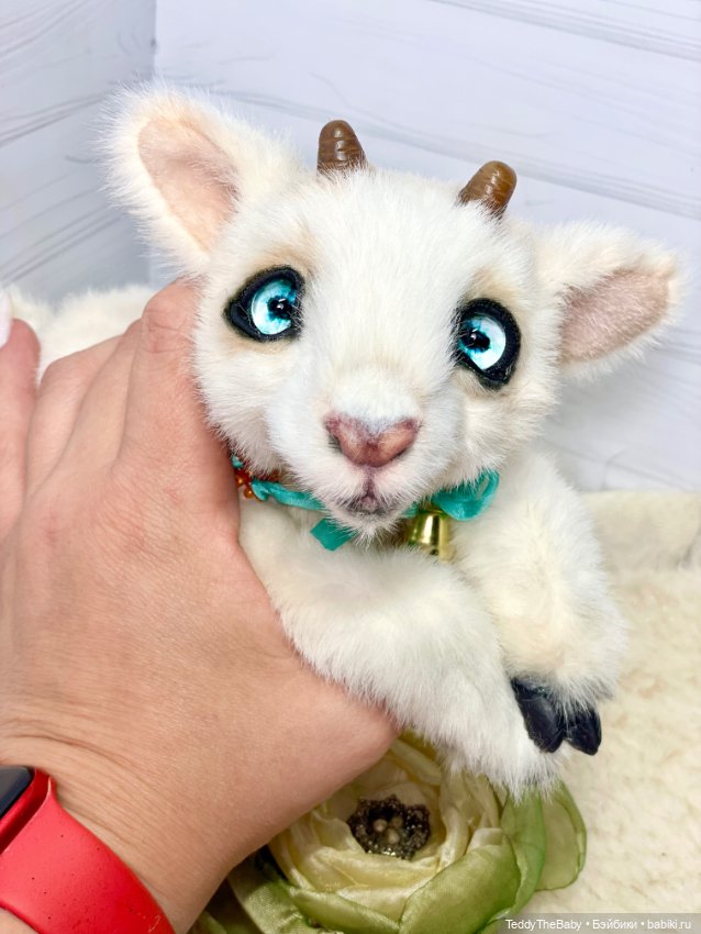 Снежок 🐐 — Авторские мишки Тедди и друзья: фото