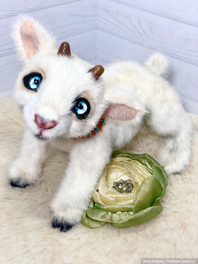 Снежок 🐐 — Авторские мишки Тедди и друзья: фото