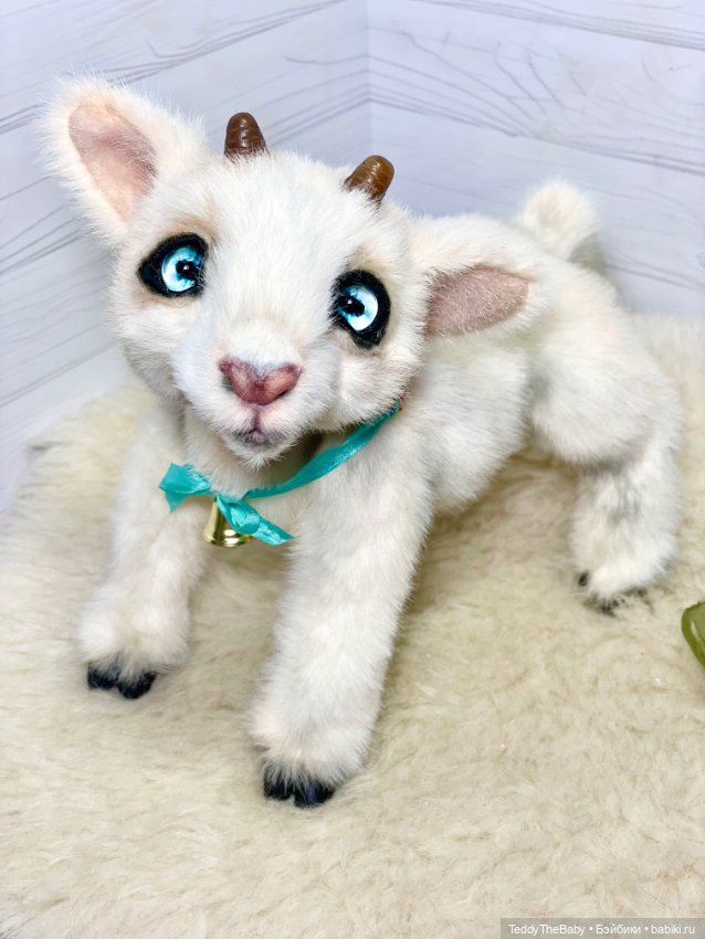 Снежок 🐐 — Авторские мишки Тедди и друзья: фото