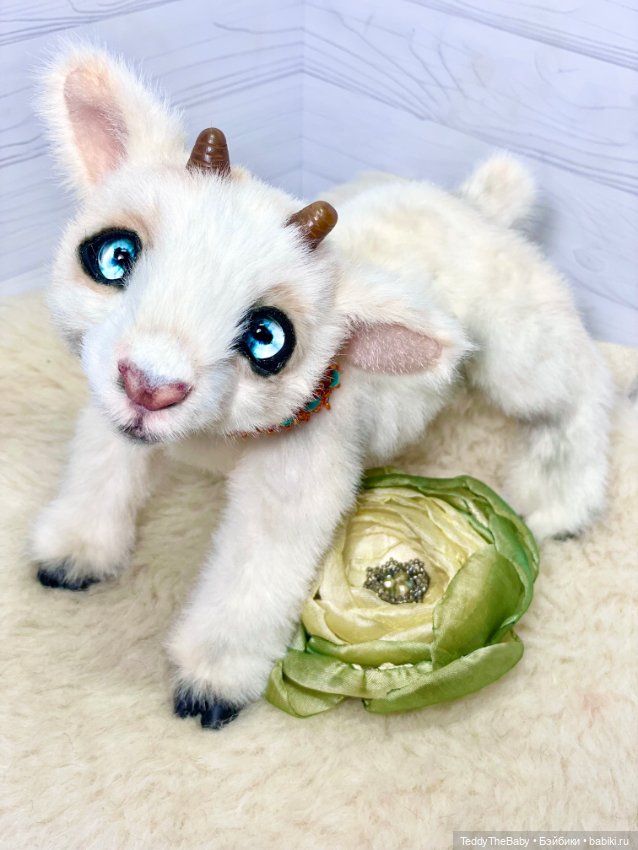 Снежок 🐐 — Авторские мишки Тедди и друзья: фото