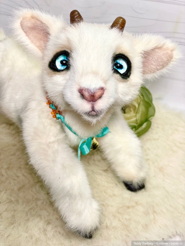 Снежок 🐐 — Авторские мишки Тедди и друзья: фото