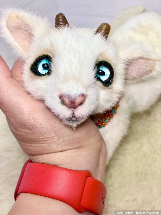 Снежок 🐐 — Авторские мишки Тедди и друзья: фото