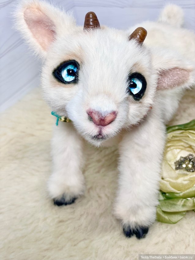 Снежок 🐐 — Авторские мишки Тедди и друзья: фото