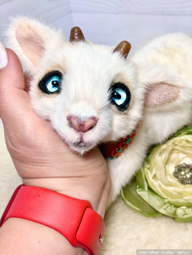 Снежок 🐐 — Авторские мишки Тедди и друзья: фото