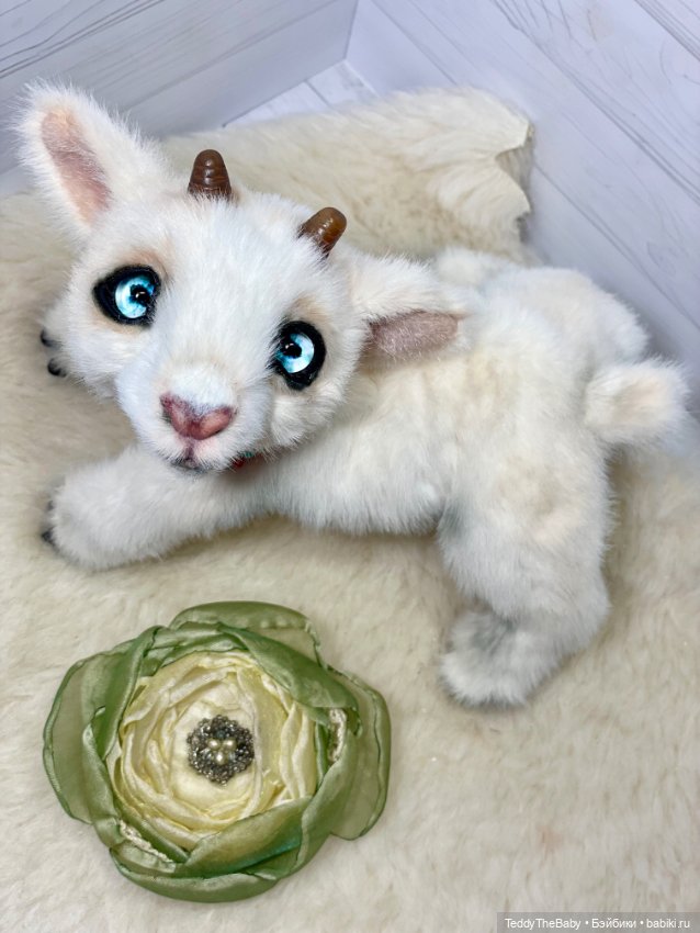 Снежок 🐐 — Авторские мишки Тедди и друзья: фото