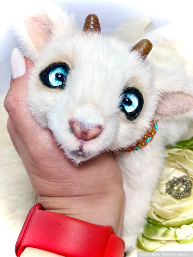 Снежок 🐐 — Авторские мишки Тедди и друзья: фото