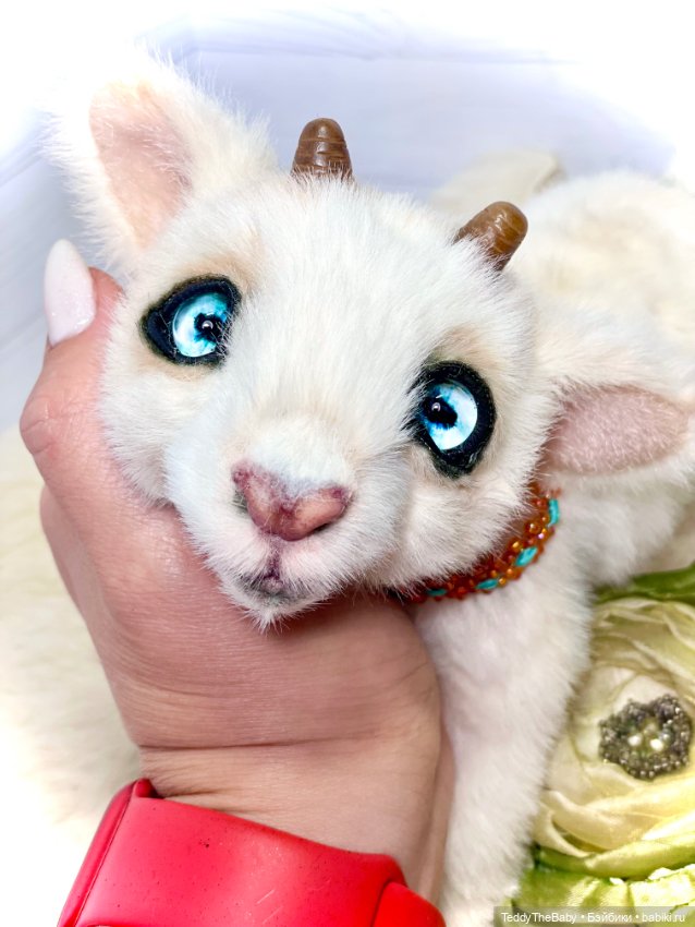 Снежок 🐐 — Авторские мишки Тедди и друзья: фото