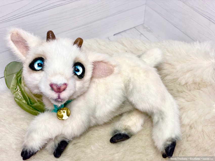 Снежок 🐐 — Авторские мишки Тедди и друзья: фото