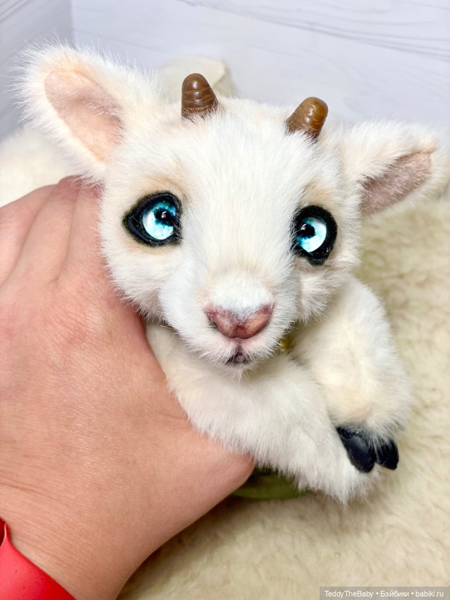 Снежок 🐐 — Авторские мишки Тедди и друзья: фото