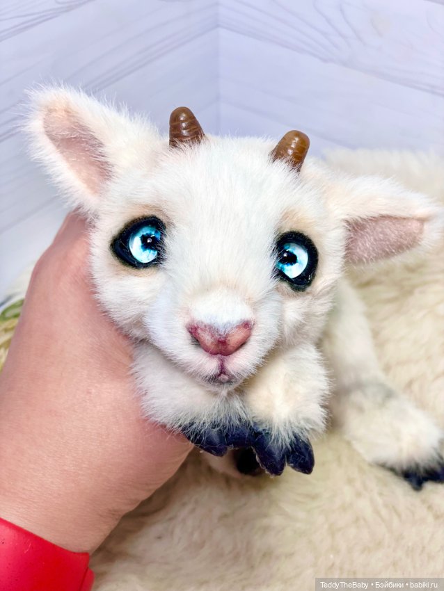 Снежок 🐐 — Авторские мишки Тедди и друзья: фото