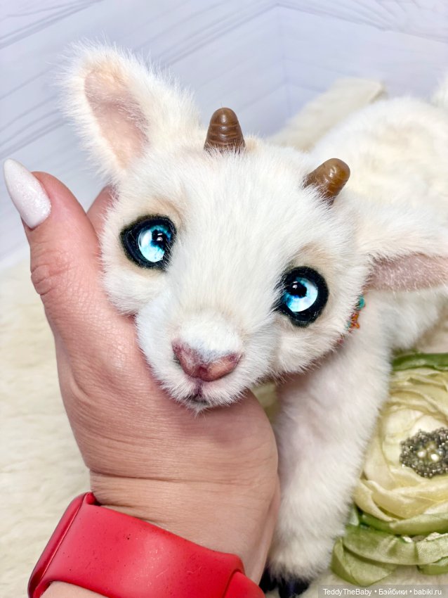 Снежок 🐐 — Авторские мишки Тедди и друзья: фото