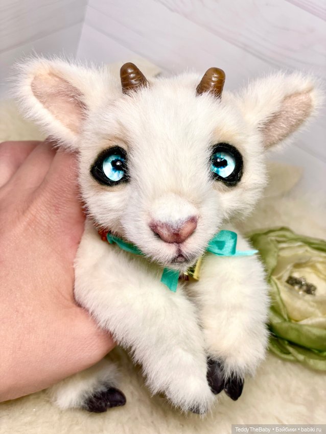 Снежок 🐐 — Авторские мишки Тедди и друзья: фото