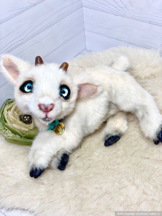 Снежок 🐐 — Авторские мишки Тедди и друзья: фото