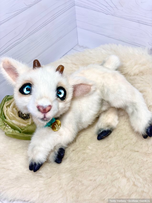 Снежок 🐐 — Авторские мишки Тедди и друзья: фото