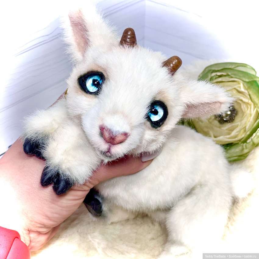 Снежок 🐐 — Авторские мишки Тедди и друзья: фото