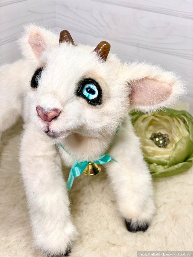 Снежок 🐐 — Авторские мишки Тедди и друзья: фото