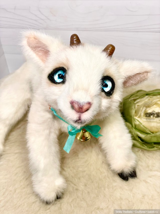 Снежок 🐐 — Авторские мишки Тедди и друзья: фото