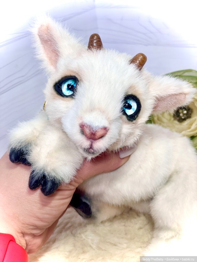 Снежок 🐐 — Авторские мишки Тедди и друзья: фото (фото 7)