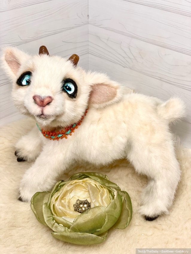 Снежок 🐐 — Авторские мишки Тедди и друзья: фото