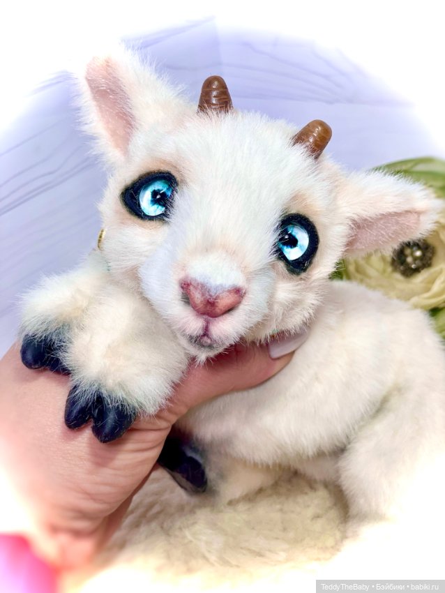 Снежок 🐐 — Авторские мишки Тедди и друзья: фото (фото 2)