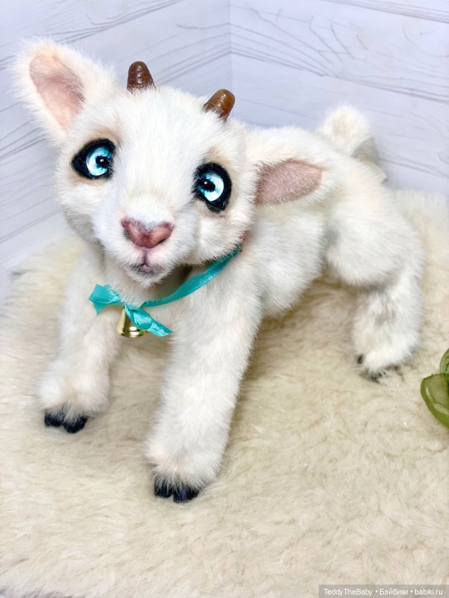 Снежок 🐐 — Авторские мишки Тедди и друзья: фото