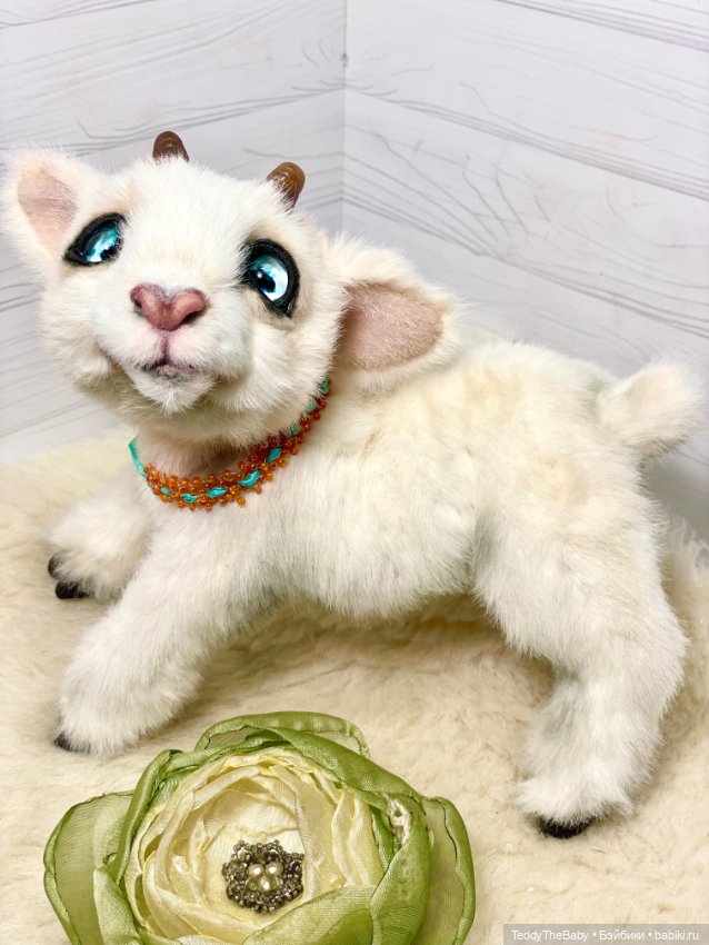 Снежок 🐐 — Авторские мишки Тедди и друзья: фото