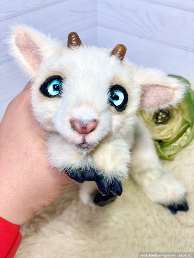 Снежок 🐐 — Авторские мишки Тедди и друзья: фото