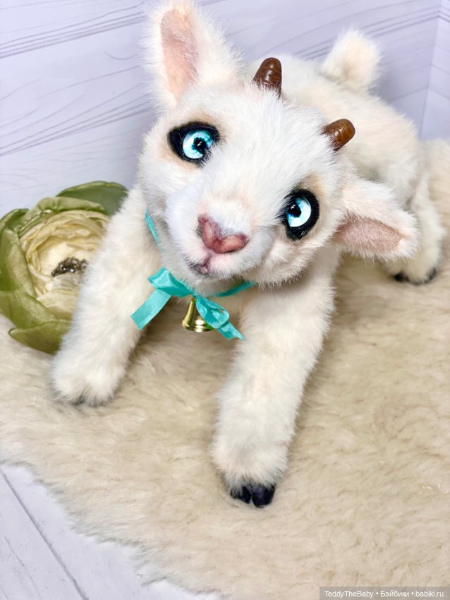 Снежок 🐐 — Авторские мишки Тедди и друзья: фото (фото 5)