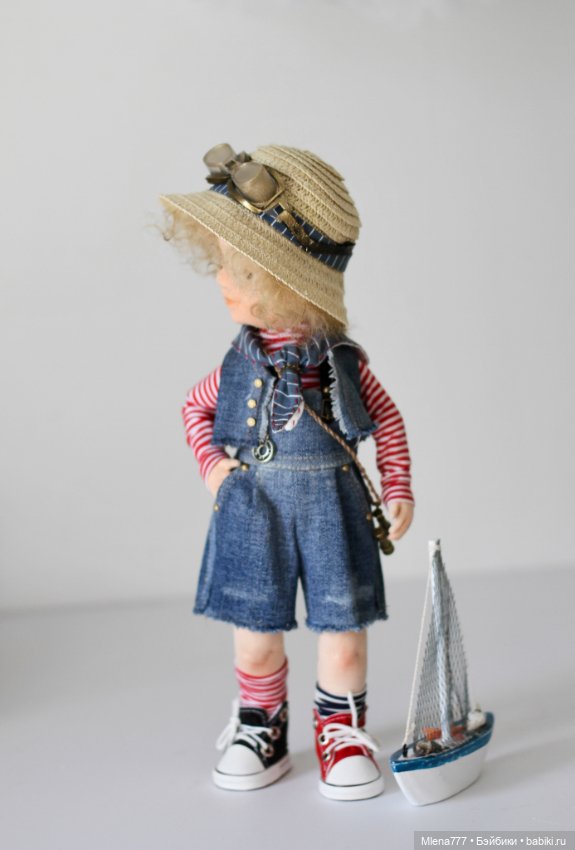 Море зовет — Авторские текстильные куклы: Вальдорфские (фото 6)