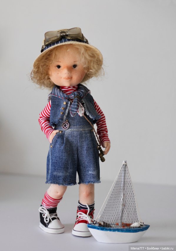 Море зовет — Авторские текстильные куклы: Вальдорфские (фото 3)