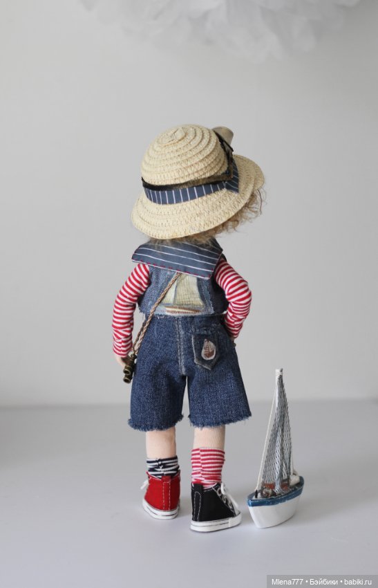Море зовет — Авторские текстильные куклы: Вальдорфские (фото 7)