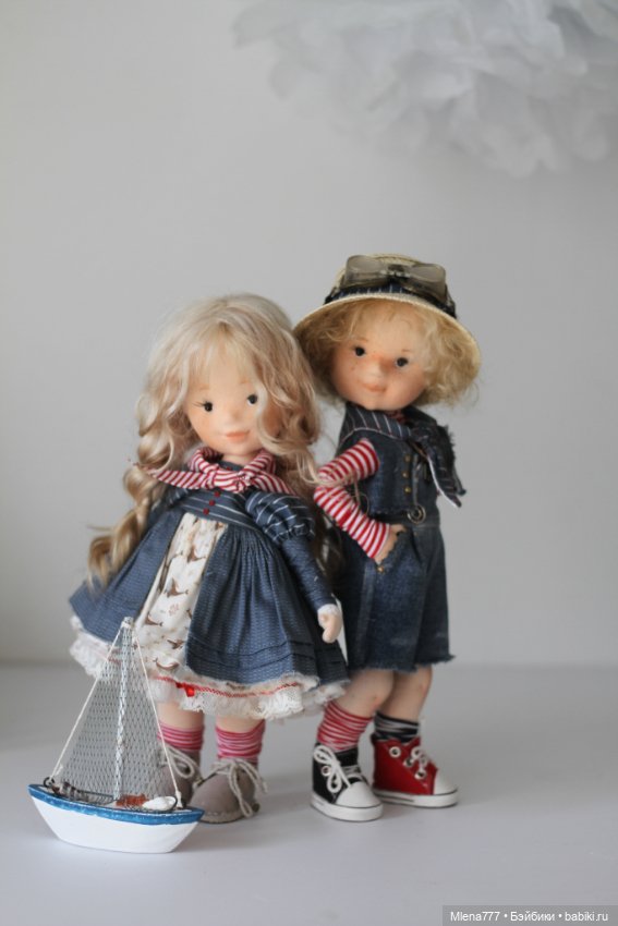 Море зовет — Авторские текстильные куклы: Вальдорфские (фото 8)