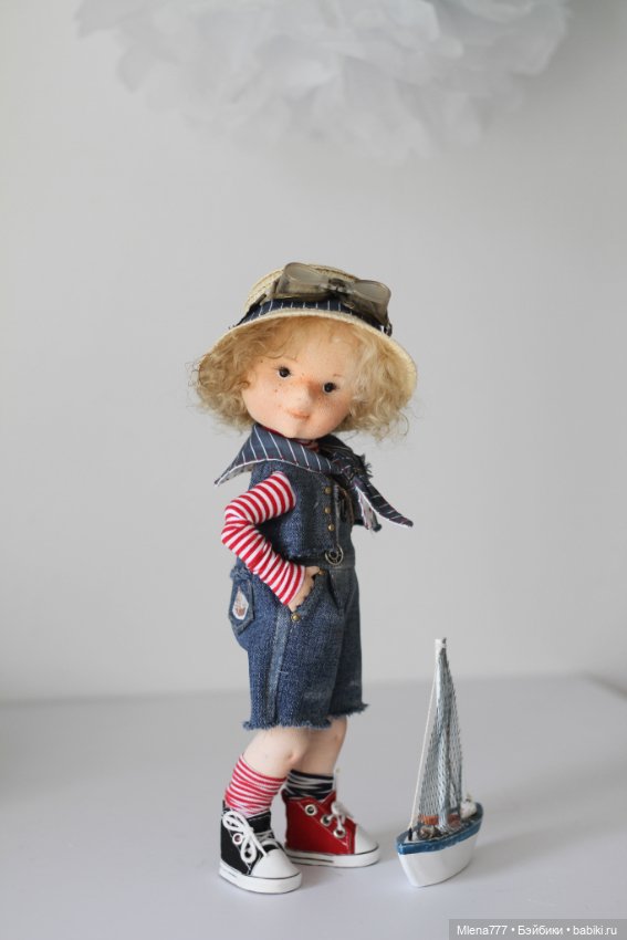 Море зовет — Авторские текстильные куклы: Вальдорфские (фото 5)
