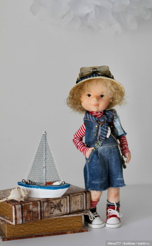 Море зовет — Авторские текстильные куклы: Вальдорфские (фото 4)