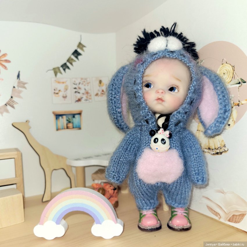 Мой любимый "колобок" 💙 — Куклы и тела Obitsu 11 (Ob11): гибриды