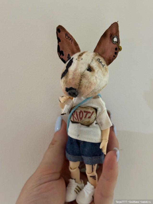 Crazy dog — Авторские мишки Тедди и друзья: фото (фото 5)
