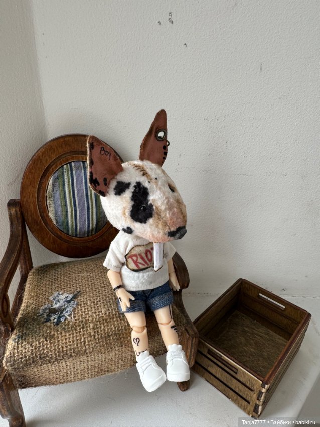 Crazy dog — Авторские мишки Тедди и друзья: фото (фото 2)