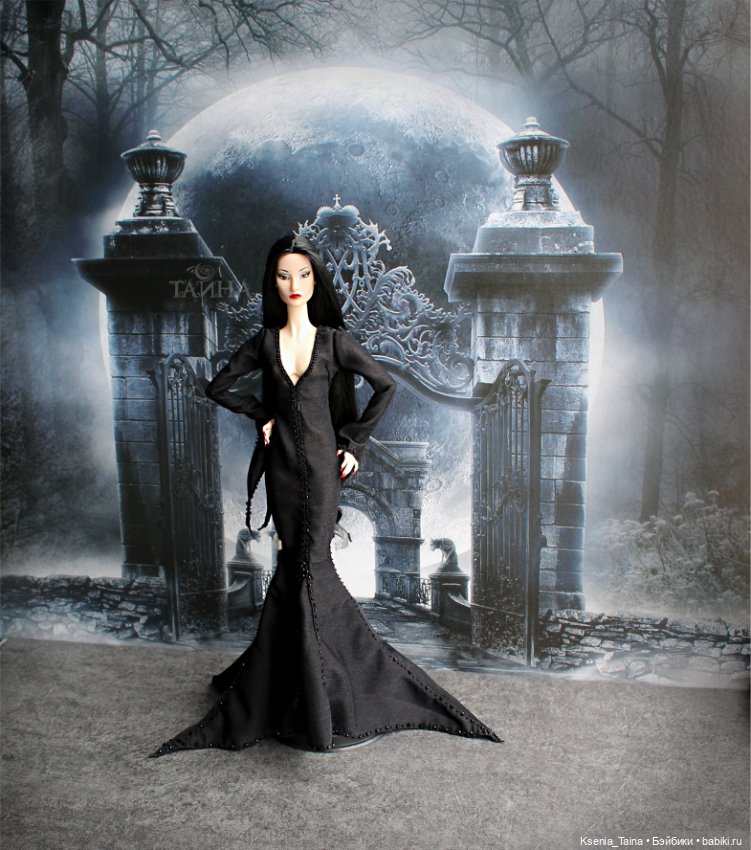 Мортиша Аддамс, стилизация