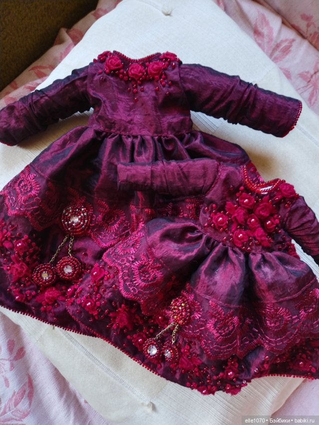 Вишневый гламур — Одежда и обувь для кукол своими руками: фото