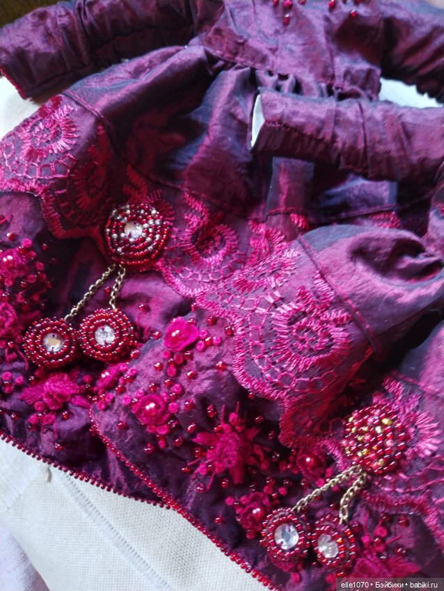 Вишневый гламур — Одежда и обувь для кукол своими руками: фото (фото 3)